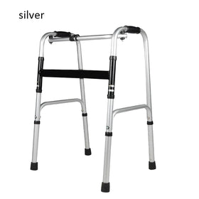 Patienten Elderly Disabled Standing Rollator Walker Four Feet Aluminum Lightweight Folding Rehabilitation Therapy Supplies 120kg