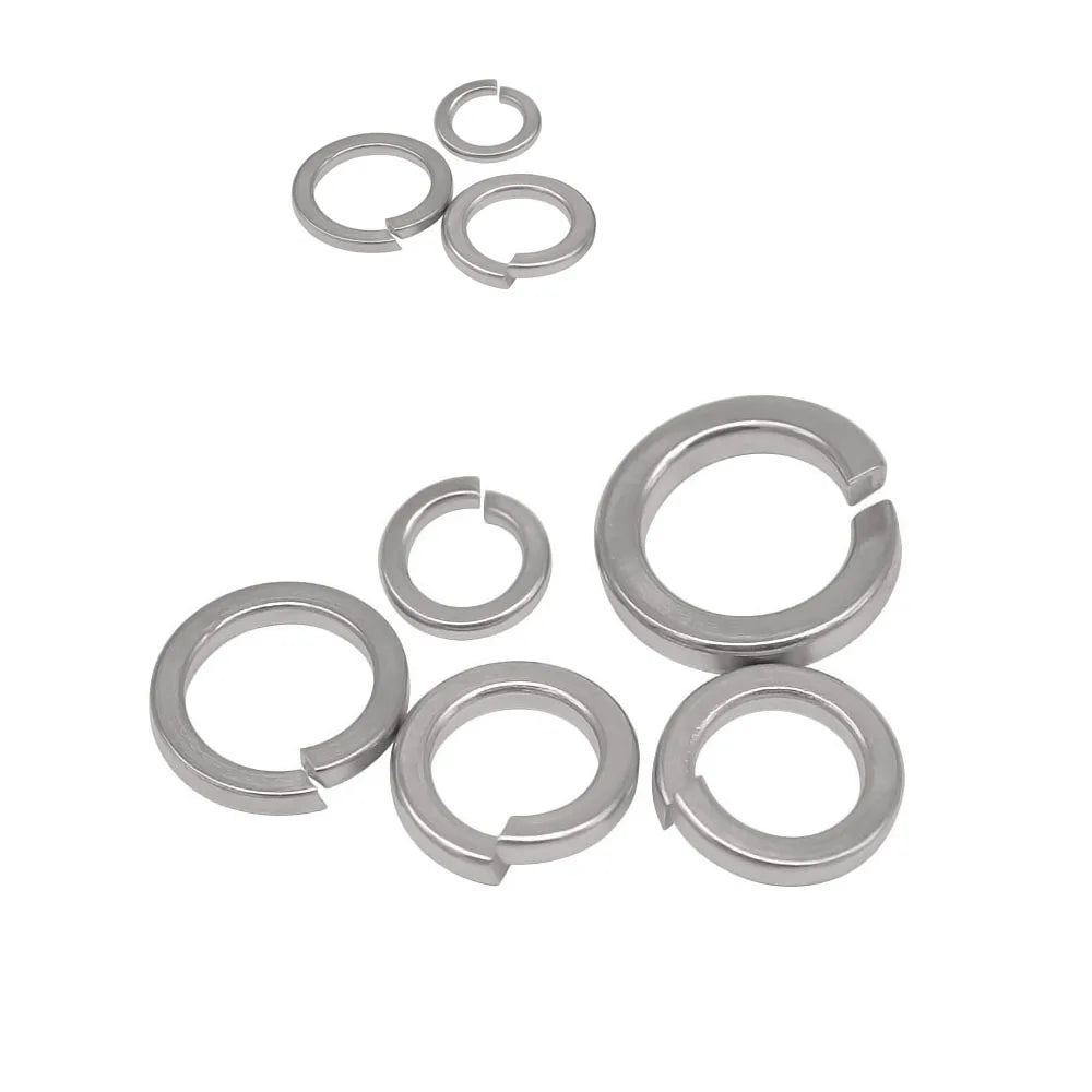 Custom Plain Zinc Stainless Steel Thin Spring Washer for Shaft & Bore Locking Applications