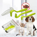 Hot Selling Wholesale Portable Plastic Flea Hook Tick Twister Set Small Large Tick Remover for Pet Grooming Accessories Tool