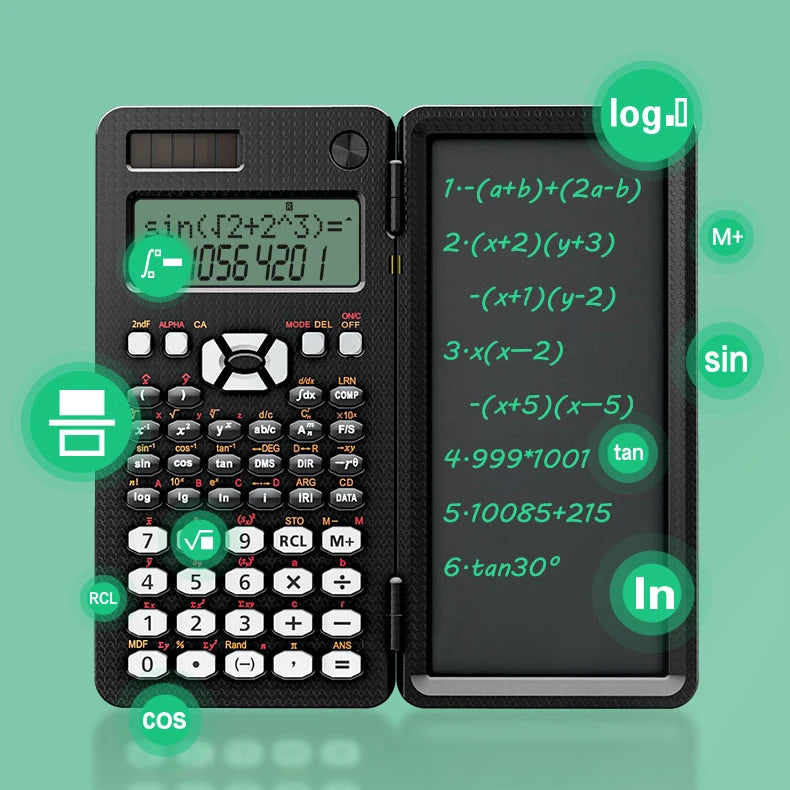 Newyes 991MS 12 Digits Memo Pad Digital Notepad Drawing Board Electronic Scientific Calculator Writing Tablet