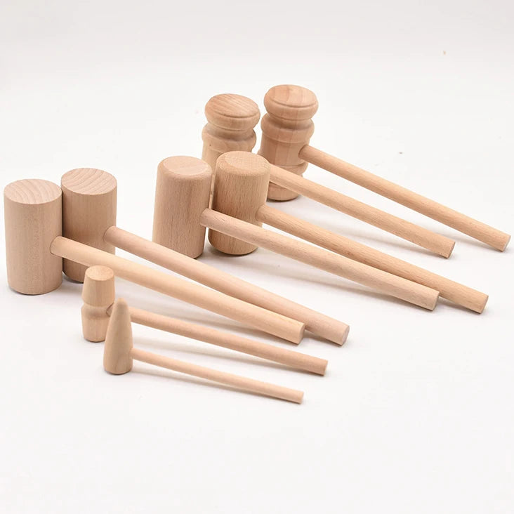 Small Mini Wood Mallet Seafood Lobster Hardwood Hammer Wooden Mallet Hammer