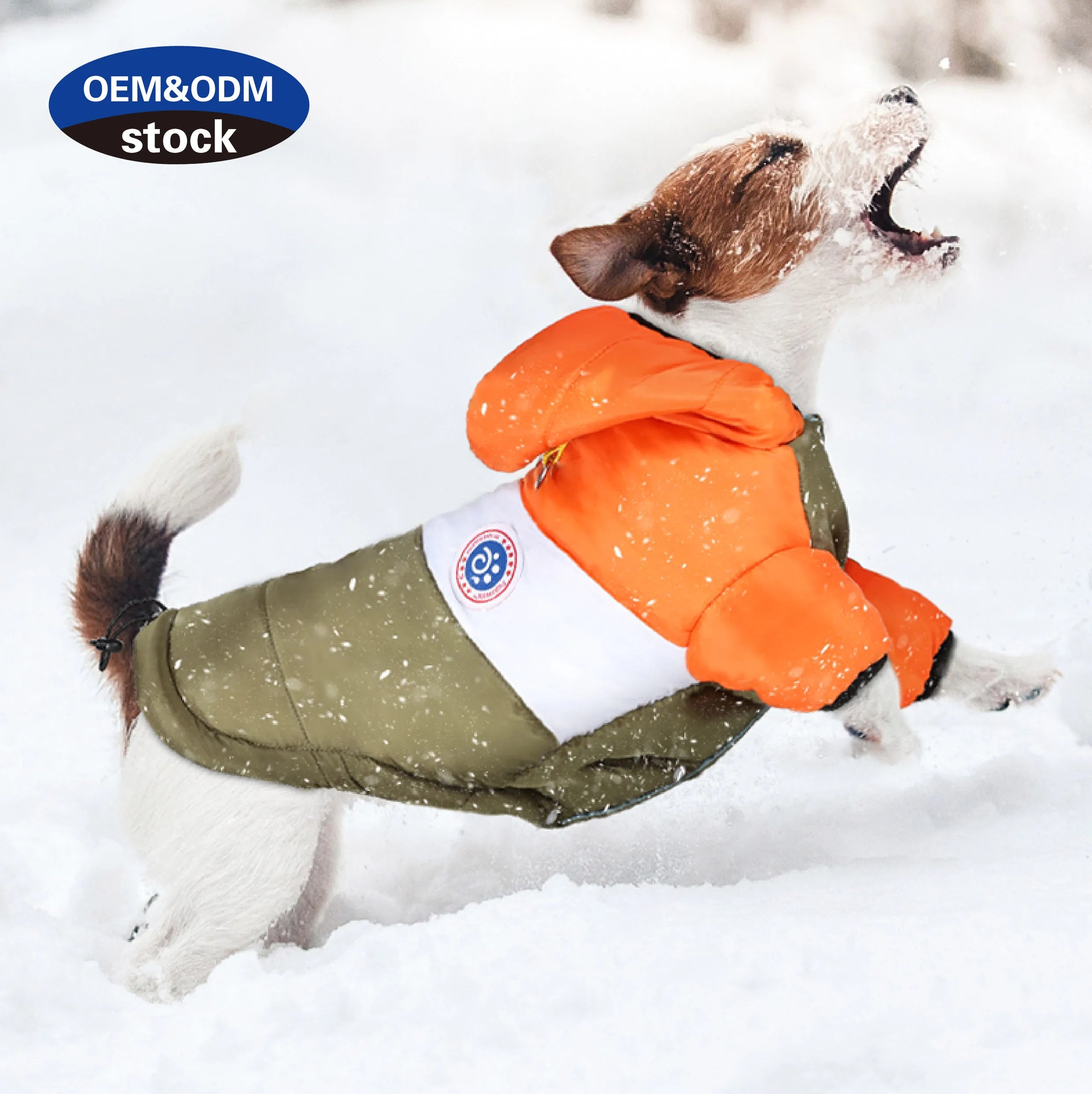 Custom Thick Warm Dog Cotton Vest Can Be Adjusted to Tow Autumn and Winter Pet Dog Clothes