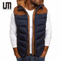Liu Ming 2025 New Products Winter Men s Casual Windproof Sleeveless Warm Hooded Vest Jacket Plus Size Waistcoats