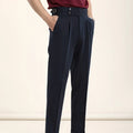 New Design Wholesale Men's Striped Trousers Classic Suit Pants Business Office for Mens Casual Suit Trousers
