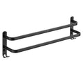 OEM Best Sale 30-80cm Aluminum Towel Bars with Hook Modern Design Wall Mounted Bathroom Organizers with Heater