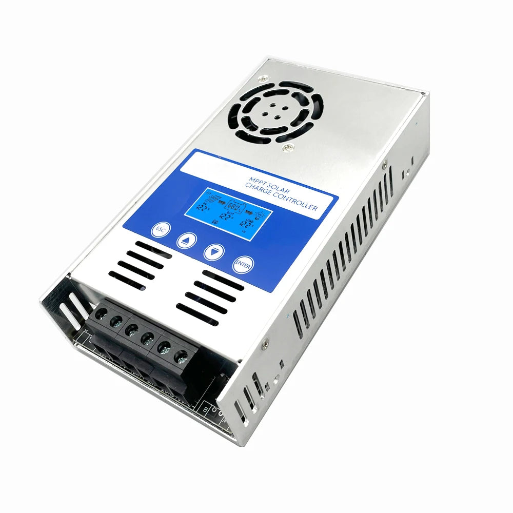 MPPT 60A Solar Charge Controller with Discharge Backlight 12V 24V 36V 48V Auto Vent Sealed Gel Nicd Li Solar Cells Panel