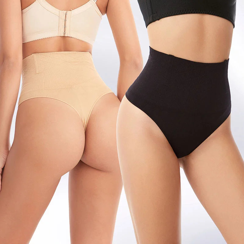 2023New Comfortable High Waist Trainer Slimming Women Panties Tummy Control Shaping Underwear Butt Lifter Thong for Women