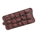 Food Grade Non Stick Variety Cute Animal Shaped Pudding Mold Ice Cube Trays Silicone Chocolate Molds