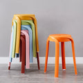 HYHOO OEM Modern Stackable Plastic Dining Stool 450x600mm for Home Bar & Dining