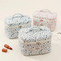 Elegant  Color Block  Stylish and Functional Cosmetic Pouch for Women Perfect for Travel and Everyday Use Makeup Bag