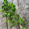Factory Direct Supply Cheap Price 5 Branches Rubber Leaves Wall Hanging  Dekoration