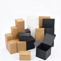 Candle Boxes Custom Luxury Kraft Candle Boxes White Black Color Printing Boxes for 10oz Candle Blank