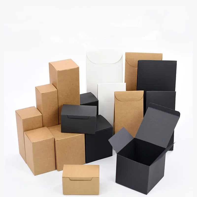 Candle Boxes Custom Luxury Kraft Candle Boxes White Black Color Printing Boxes for 10oz Candle Blank