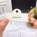 Flower Packaging Paper Cards Foldable Tags for DIY Hairclip Barrettes Headwear Display Cards Jewelry Wrap Hang