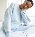2022 Anti-Shrink Women's Organic Cotton Knitted Women Casual Soft Fleece Oversized Sweatshirt