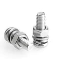 M4 M5 M6 M8 304 Nut Bolts and Screws SS Fasteners Combination Screw Bolt Nature ZINC  Customer Demand Metric Fasteners Factory