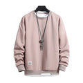 2022 Quality Cotton Long Sleeve T-shirt Soft Fabric Oversized Tee for Boys Plain Color Double Layer Long Sleeve t Shirt