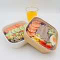 Customized Kraft Paper to Go Recyclable Boxes Take Away Lunch Packing Boxes Rectangular Eco-friendly Paper Food Container