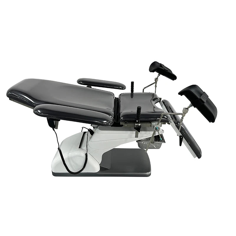 Three Functions Obstetric Gynecology Bed Electric Examination Table With Adjustable Leg Plate