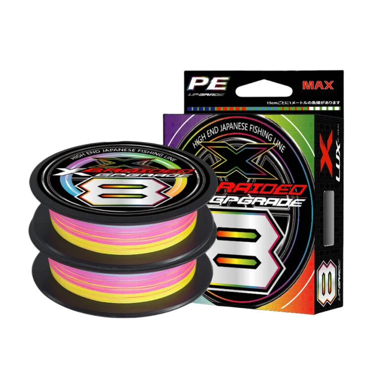 X8 Multicolour Braided Fishing Wire 200m 8 Threads PE Line Braided 14-88LB Smooth Multifilament Durable Fishing Line Pesca