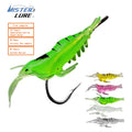 MISTER LURE 1g 1.5g 45mm Soft Plastic Shrimp Fishing Lures Squid Hook Fishing Accessories Shrimp Lure