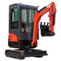 HT16 HT18 Backhoe Mini Excavator HT18 Earth Moving Machinery With Cab