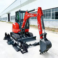 Free Shipping INFRONT Mini Excavator EPA Engine Kubota 3.5 Ton Crawler Micro Digger 1 Ton 2 Ton Farm Small Excavator for Sale