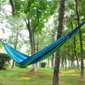 CHANODUG Rainbow Outdoor/Indoor Outfitters Double & Single Portable with 2 Tree Straps Lightweight Canvas Camping Hammocks