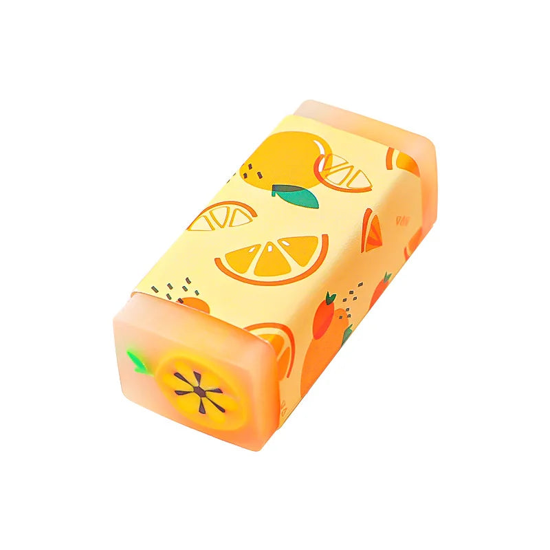 Cute Fruit Eraser School Student Stationery Exam Drawing Soft Pencil Rubber Eraser