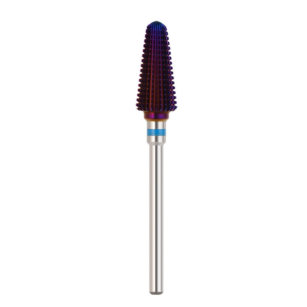 Barrel Carbide Nail Drill Bit Guide Rose Gold Carbide Nail Drill Bit Crystal Nail Bit Carbide