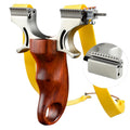 SYQT New 304 Stainless Steel Slingshot 128x86mm 250g for Outdoor Hunting and Sports