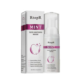 RtopR Mint Teeth Whitening Mousse Multi-Purpose Accessory for Stain Removal Gums Repair Healthy Dazzle White Teeth Whitening