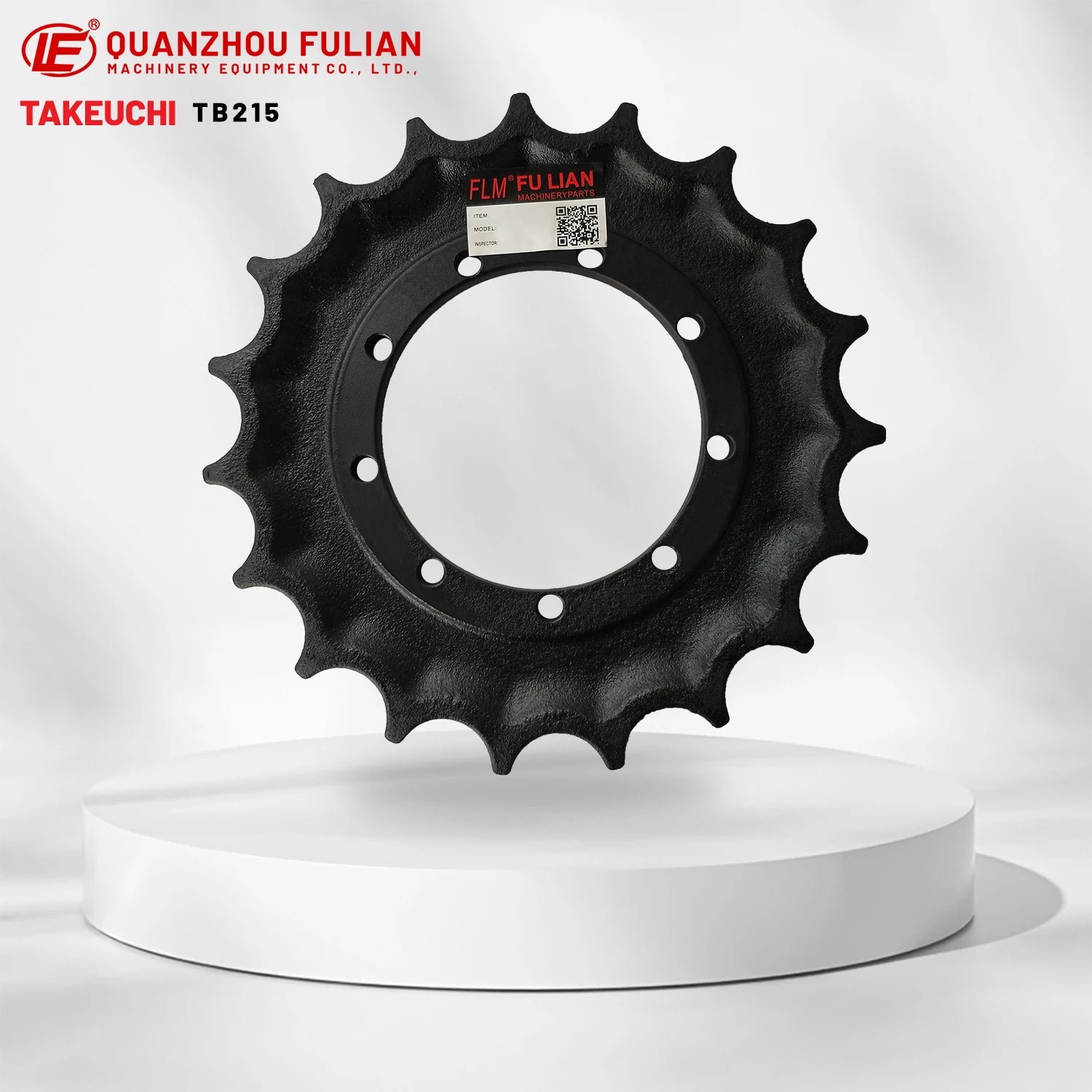 Excavator Undercarriage Spare Parts Drive Sprocket TB215 for Takeuchi Mini Excavator Sprocket
