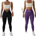Outdoor Running Fitness Pants Hip Lift Yoga Pants Women's Seamless Knit Tight Height Waist Breathable Exercise Yoga Pants