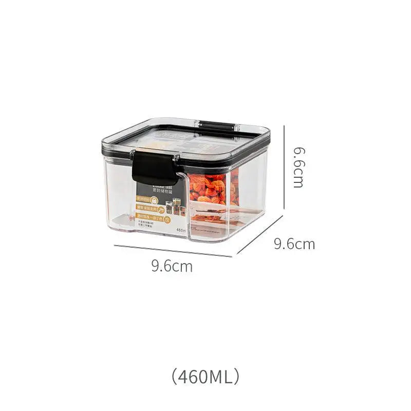 BPA-Free Plastic Dry Food Airtight Storage Containers with Lock Lids for Kitchen Pantry Organization & Storage