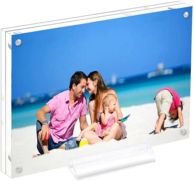 New Style Acrylic Photo Picture Frame with Magnetic Sexy Six Photo Frame