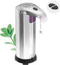 Stainless Steel Chrome Finish Automatic Soap Dispenser Touchless 3 Adjustable Levels Hand Sanitizer Dispenser 1 Year Warranty