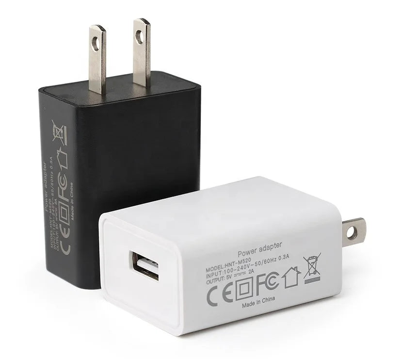 US Plug 5V 2A USB Port Wall Charger 5 Volt 2 Amp AC-DC Power Adapter Converter
