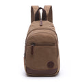 Wholesale Vintage Washed Canvas Sling Backpack Multi-purpose Crossbody Chest Bag with Adjustable Strap