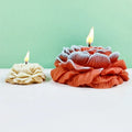 KK1051  Peony Candle Silicone Mold Diy Drip Glue Mold Aromatherapy Plaster Mold Soap Silicone Mold
