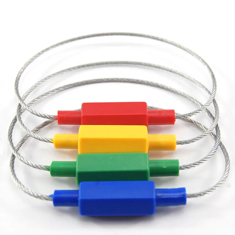 Cargo Container Truck Adjustable Length Plastic Hexagonal Wire Cable Seal Security