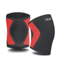 Wholesale 7mm Neoprene Knee Sleeves for Weightlifting Squats Powerlifting Custom Logo Design Compression Knee Fitness Safety