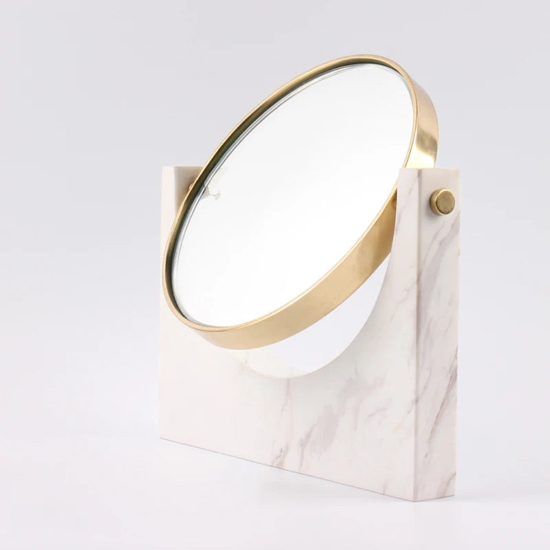 Luxury Home Accessories Decorative Modern Desktop Cosmetic Mirror for Makeup
