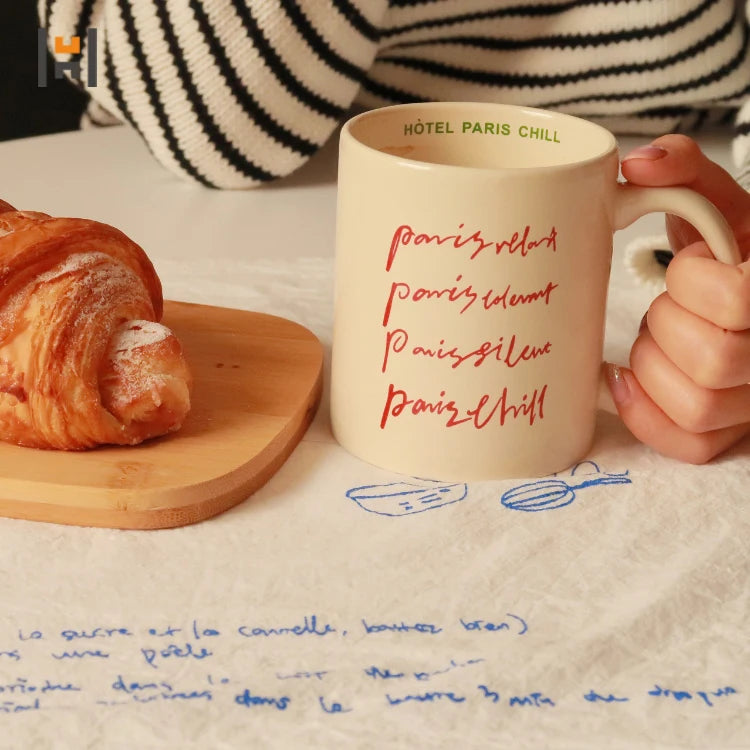Hot Sells Custom logo Ceramic Coffee Mug Printing Souvenir Handgrip Mug Manufacturers Wholesale