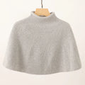 Designer Pure Cashmere Rib Knitted Women Scarves Shawl Custom Designer Tassel Cashmere Poncho Cape