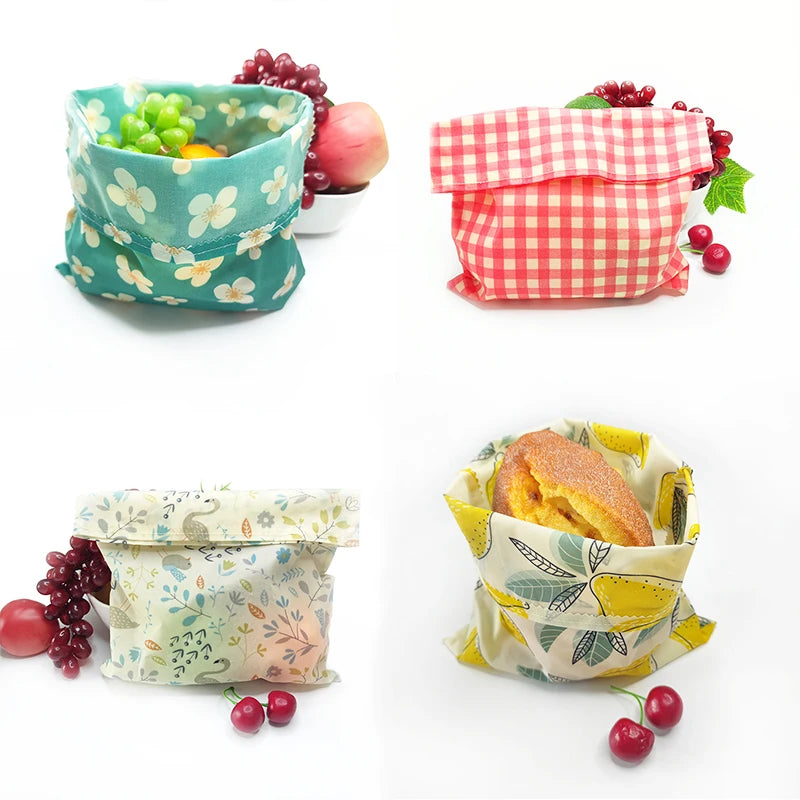Prime Environmental Sustainable Factory Direct Beeswax Bag for Food Storage