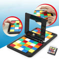 Color Battle Square Race Game Parent-Child Square Desktop Kids Magic Block Puzzles Game  Educational Toys Boys Girls Gifts
