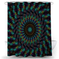 Indian Mandala Waterproof Polyester Eco-Friendly Shower Curtain 12 Hooks Modern 3D Digital Printed Flower Design for Bathroom