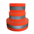 High Visibility Cotton Retardant FR Reflective Tape Fluorescent Orange Silver Fire Resistance Fabric Tape for Firefighter Use