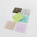 Prodigy 3D043 Eco-Friendly Multifunctional Adhesive Hooks Heavy Duty Clear Plastic Sticky Hanging Hook for Kitchen Bathroom